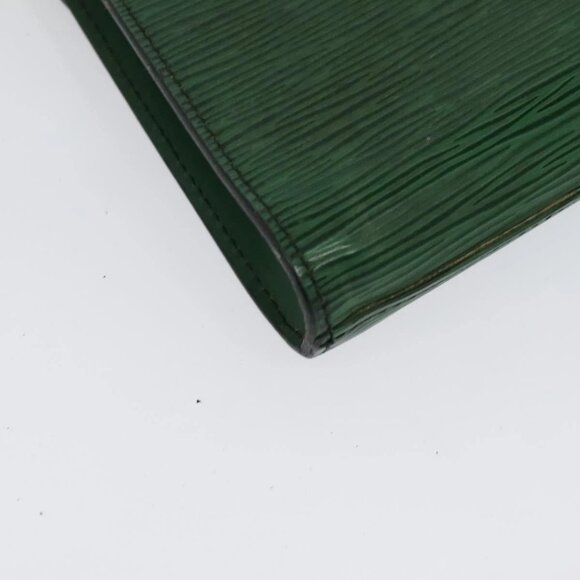 LOUIS VUITTON Epi Art Deco Clutch Bag Green M52634 LV Auth 141660 - Picture 4 of 16